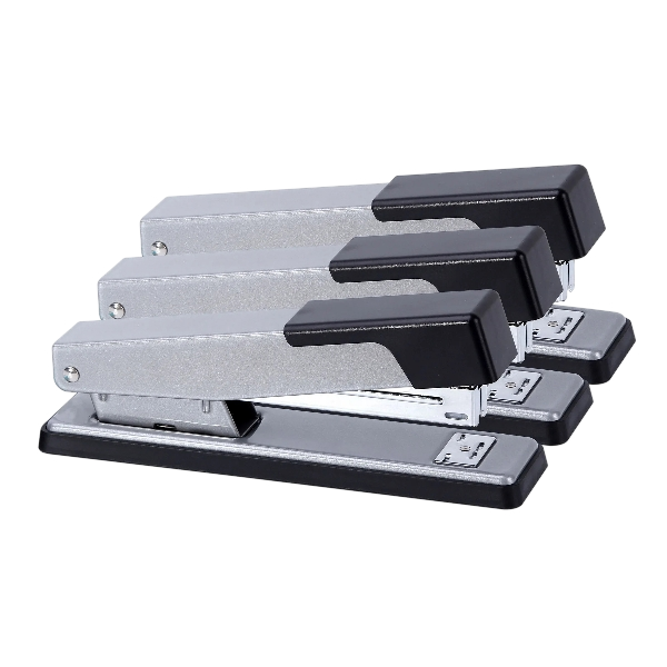 Pen+Gear Metal Stapler, 20-Sheet Capacity, 3-Pack, Office, Silver, Model No. KK22ES23